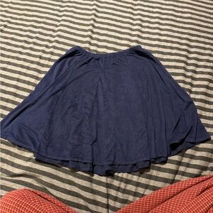 Brandy Melville Dark Blue Skater Skirt